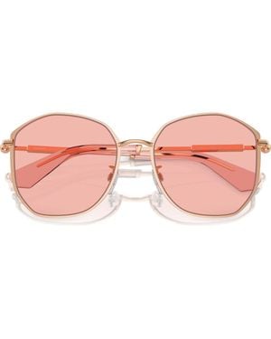 Burberry 57Mm Round Sunglasses - Pink