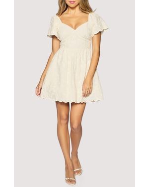 Lost + Wander Springtime Charm Minidress - Natural
