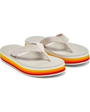 Hari Mari Dunes Sunset Waterproof Flip Flop - White