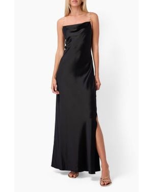 formal dresses in nyc JULIA ALLERT - Formal Fitted Dress With White Collar - Office To Evening  Style | Light Blue