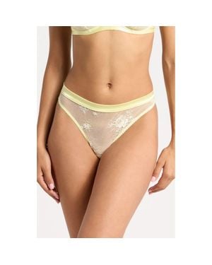 Simone Perele Louise Lace Thong - Yellow