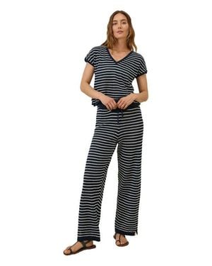 Pact Beachside Linen Pant Made With Organic Cotton - Blue
