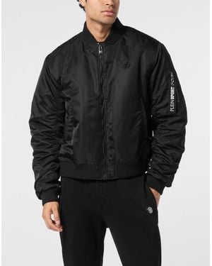 Philipp Plein Bomber Jacket Icon - Black