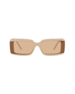 Tiffany & Co. 62Mm Oversize Rectangular Sunglasses - Natural
