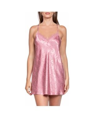 In Bloom Casey Satin Chemise - Pink