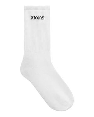 Atom Classic Crew Socks - White