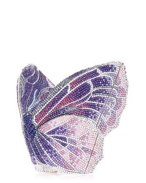 Judith Leiber Butterfly Crystal Clutch - Blue