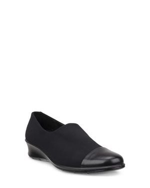 Ecco Felicia Cap Toe Loafer - Black