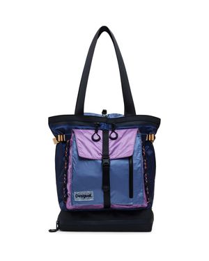 Desigual Convertible Backpack Tote - Purple