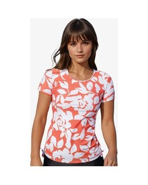 Calypsa Short Sleeve Adele Swim Top - Red