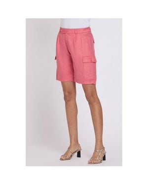 NYDJ Cargo Bermuda Shorts - Pink