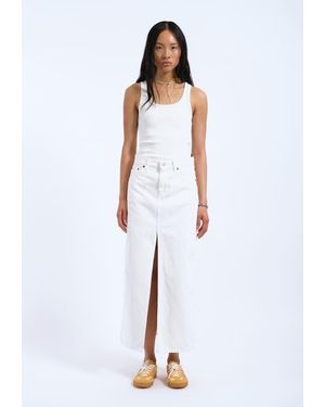 Dr. Denim Myra Skirt - White