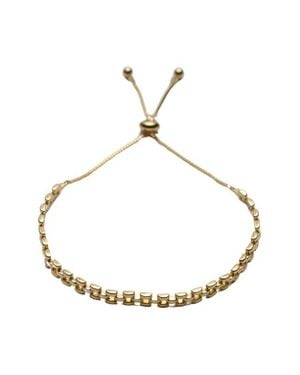 Argento Vivo Sterling Silver Dainty Panthera Slider Bracelet - Metallic
