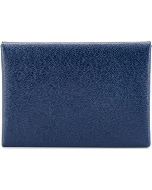 81034712 Calvi Duo Card Holder Chevre Mysore - Blue