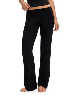 Cotton On Airy Soft Roll Waist Pant - Black