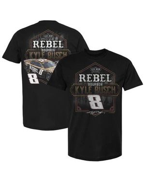 CHECKERED FLAG Sports Kyle Busch Rebel Bourbon Pit Stop T-Shirt - Black