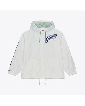 Mitchell & Ness San Francisco Giants Yacht Rock Coaches Full-Snap Hooded Windbreaker Jacket - Blue