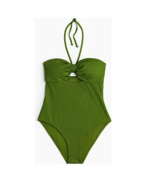 H&M Halterneck Swimsuit - Green
