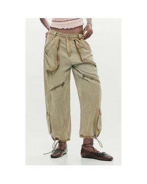 Desigual Cargo Pants - Natural