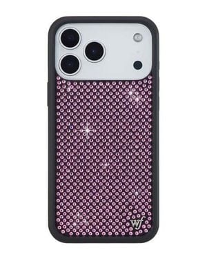 Wildflower Cases Rhinestone Iphone 17/17E/Air/17 Pro/17 Pro Max Case - Purple