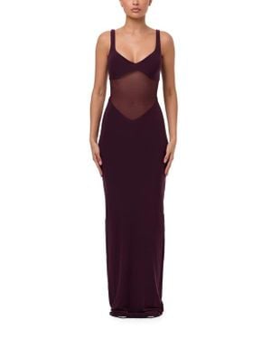 Naked Wardrobe The Smokeshow Maxi Dress - Purple