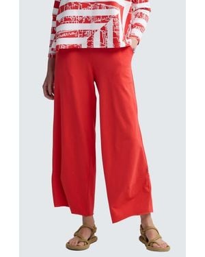 Luukaa Ilaria Curved Jersey Pants - Red