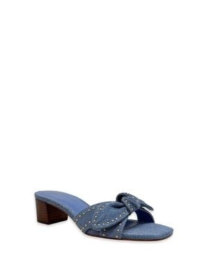 Shu Shop Guinivere Studded Slide Sandal - Blue