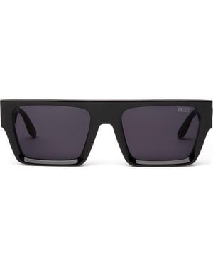 DEZI Slick 55Mm Shield Sunglasses - Blue