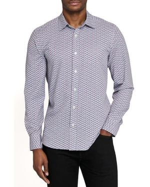 Con.struct Circle Duo Woven Long Sleeve Basic - Purple