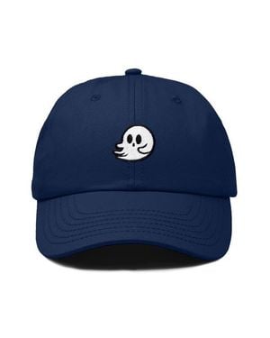 Alix Whisper Ghost Dad Cap - Blue