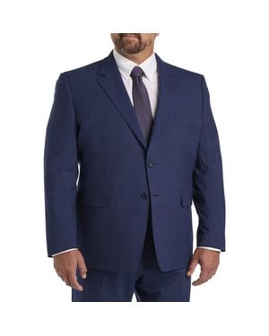JV Reflex Textured Suit Jacket - Blue