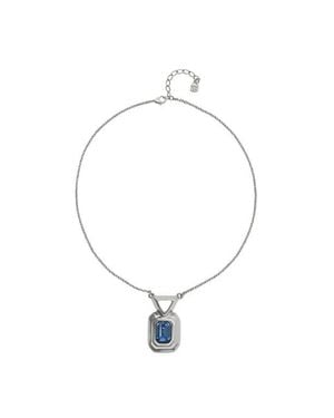 Uno De 50 Tone Pendant Necklace With Crystal - Blue