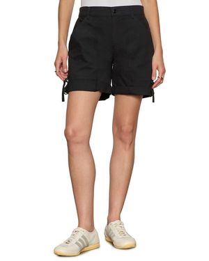 Sanctuary Angels Stretch Cotton Shorts - Black