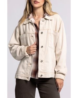 Thread & Supply Cordell Denim Trucker Jacket - Natural