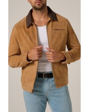 7 Diamonds Maverick Suede Jacket - Brown