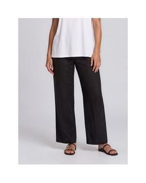 Masai Mapriselle Wide-Leg Linen Pants - Black