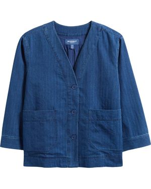 Seasalt Cornwall Penwerris Denim Chore Jacket - Blue