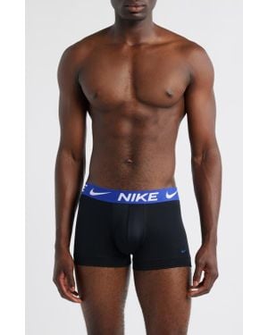 Nike 3-Pack Dri-Fit Essential Micro Trunks - Blue