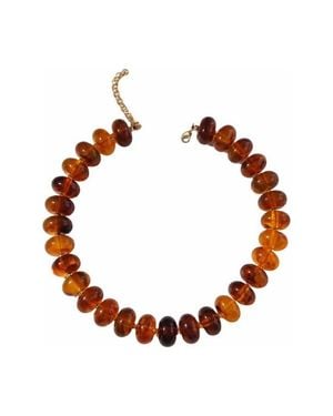 MacRae & Co Highlands Bauble Collar Necklace - Brown