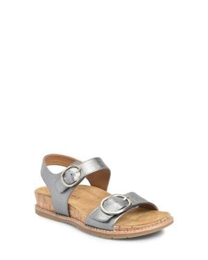 Comfortiva Gibson Slingback Platform Wedge Sandal - Multicolor