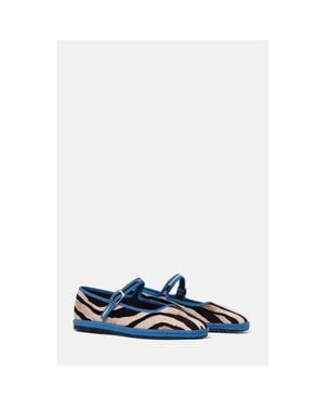 SCAROSSO Petra Slippers - Blue
