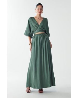 ST MRLO Rowe Maxi Dress - Green