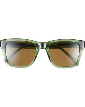 Eyebobs Kvetcher 53Mm Square Polarized Sunglasses - Green