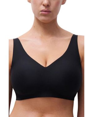 Chantelle Softstretch Power V-Neck Wireless Bra - Black