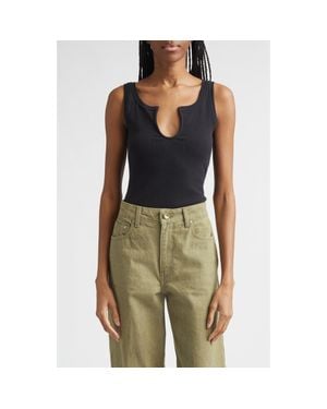 OSSOU Sierra Double Scoop Rib Tank - Green