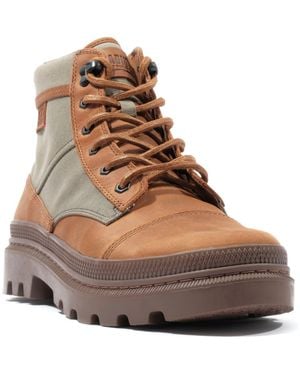 Palladium Pallatrooper Rough Boot - Brown