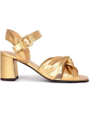 Penelope Chilvers Infinity Ankle Strap Sandal - Metallic