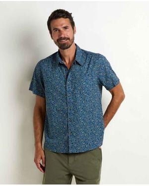 Toad & Co. Fletch Short Sleeve Shirt - Blue
