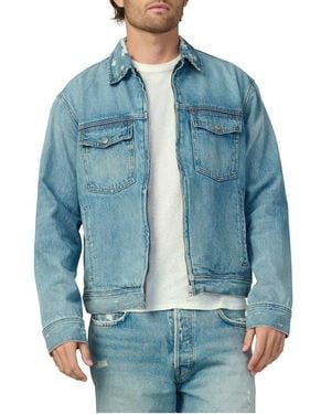 Joe's Jeans Alan Zip Denim Jacket - Blue