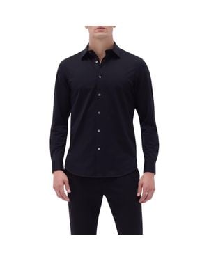 Bugatchi Ooohcotton Solid Button-Up Shirt - Black